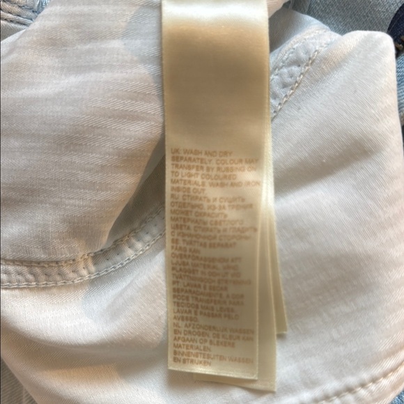 NWOT 7 For All Mankind Light Blue Barrel Style Women's Jeans Isadora Size 28 - Picture 11 of 13